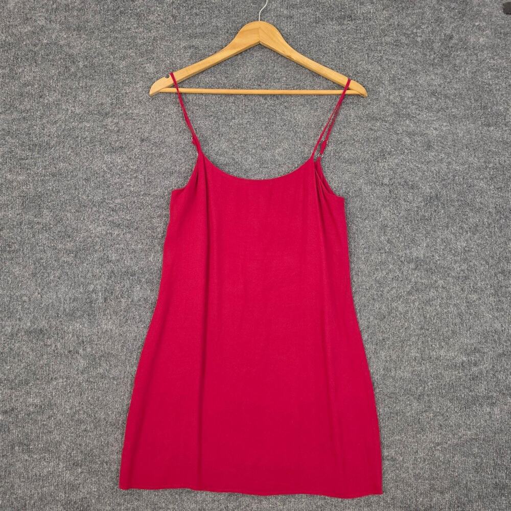 Reformation Dress 4 Lindsay Slip Mini Pink Romantic Feminine Relaxed Chic Casual